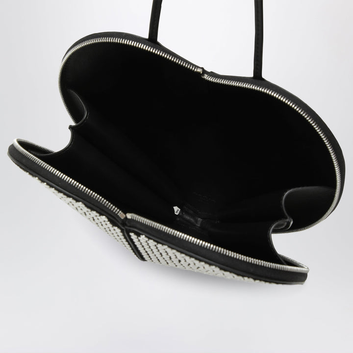 Alaïa Schwarze Le Coeur Tasche mit Nieten Suede