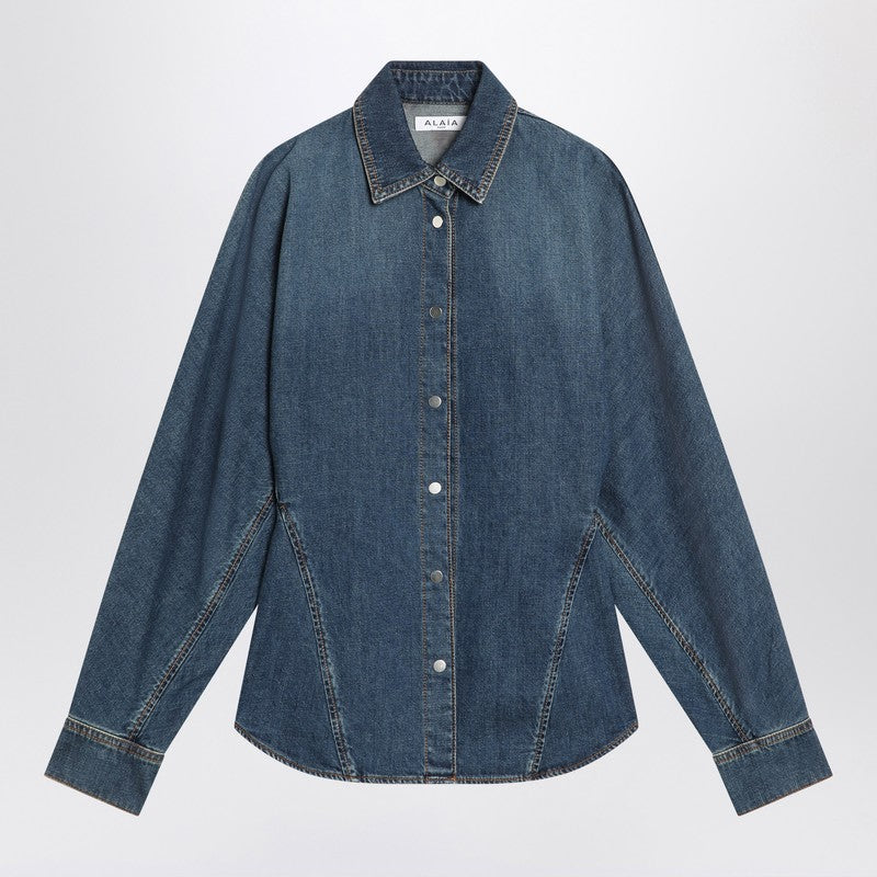 AlaïA Shirts & Tops - Blu | 0723245bddbd83eb77c9593196ff78cb457cbb2e