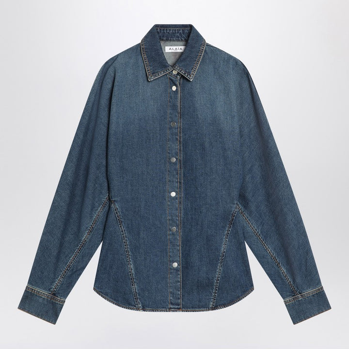 AlaïA Shirts & Tops - Blu | 0723245bddbd83eb77c9593196ff78cb457cbb2e