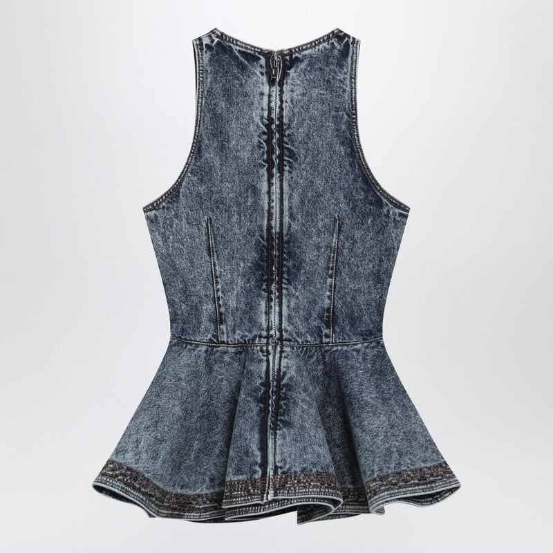 AlaïA Shirts & Tops - Blu | 774ee7e42813527576d76a6c596a87250168111c