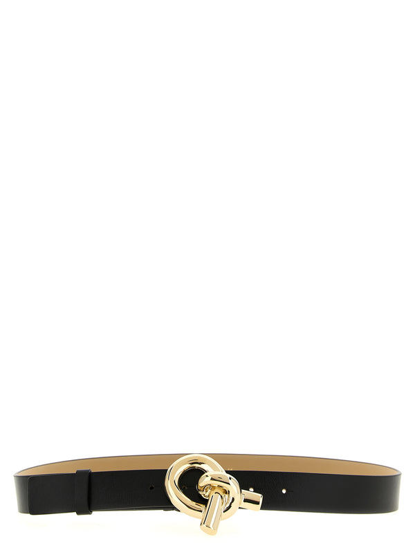 Knot Buckle Cinture Nero