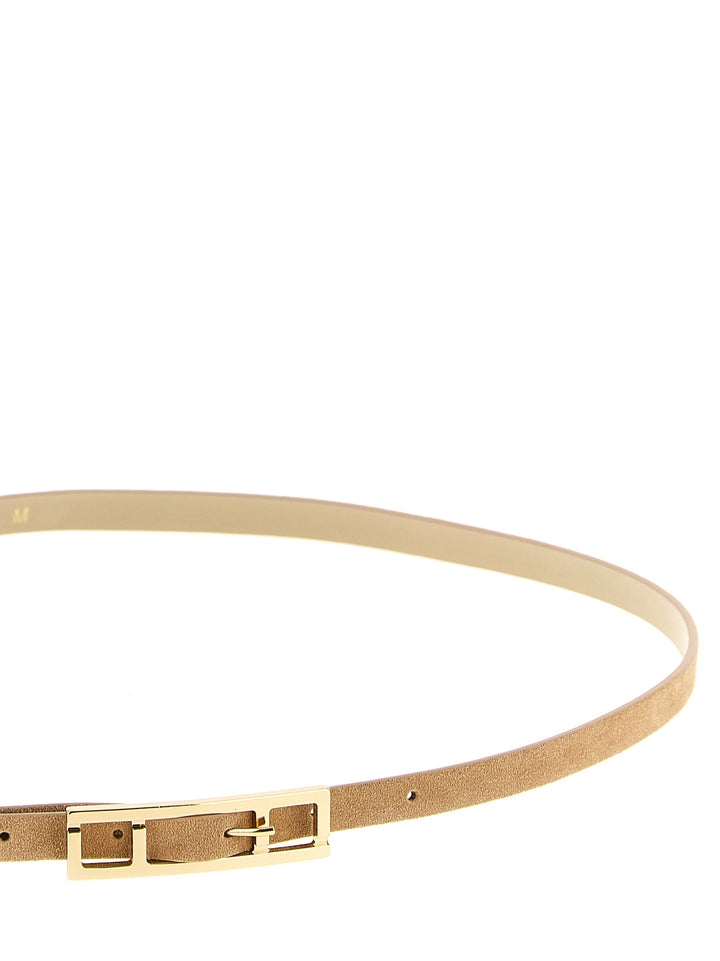 Fabiana Filippi Suede Belt Cinture - Beige | 64114d25387958e53c2e4cdc348d30dff53c9598