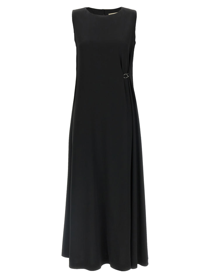 Herno Fluid Diagonal Dress Abiti - Nero | a92ec8231f05be052f32d7113cba8f0f97fc18ef