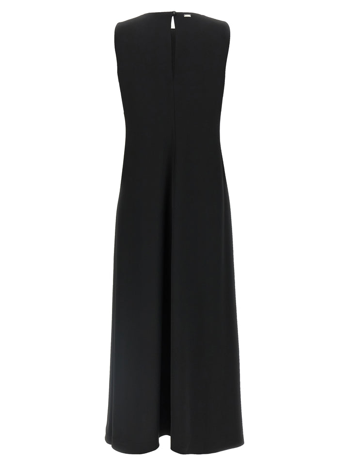 Herno Fluid Diagonal Dress Abiti - Nero | 1a67ed2b89c9ad4a2f6d6d018a67d092d47b0ba0