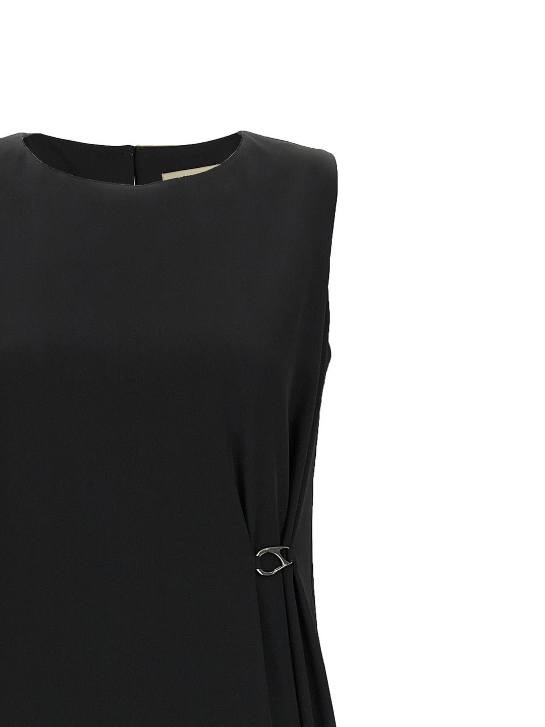 Herno Fluid Diagonal Dress Abiti - Nero | e69a20ff862ffa3cbb1fa503717c297e778bf5ad