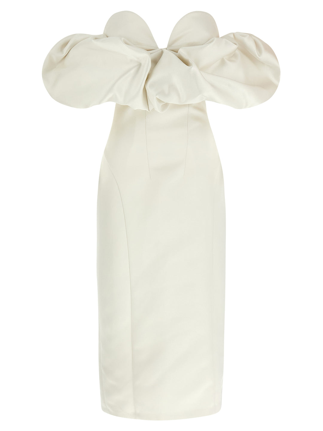 Elisabetta Franchi Off-The-Shoulder Dress Abiti - Bianco | fe43eff2fd5eded24d22eeaf20ae5999ddf889c0