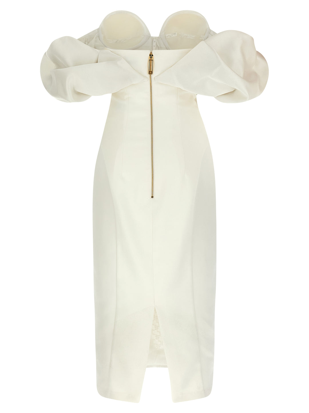 Elisabetta Franchi Off-The-Shoulder Dress Abiti - Bianco | 762a169805412c0362793aaf41eb410096c3765e