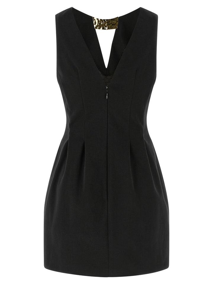 Elisabetta Franchi Metal Plaque Dress Abiti - Nero | d9b60be3099a497bfe0a48de7e5d05e346401d8a