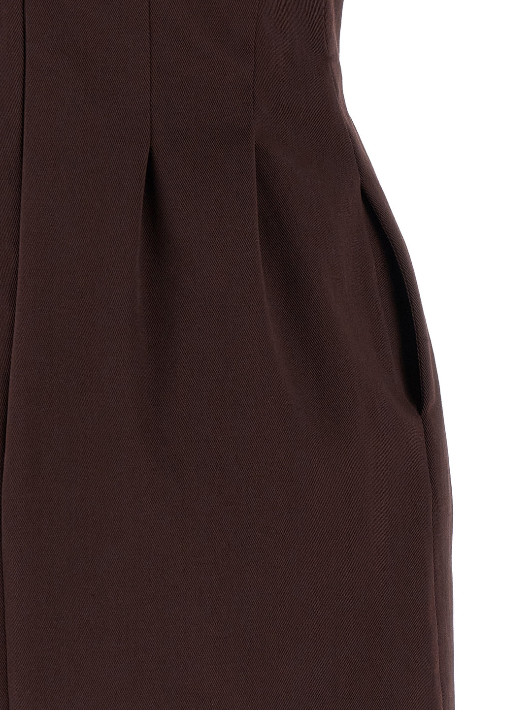 Elisabetta Franchi Metal Plaque Dress Abiti - Marrone | ea24fe680c4fa44b0cb556f5b373cb29c44be0dc