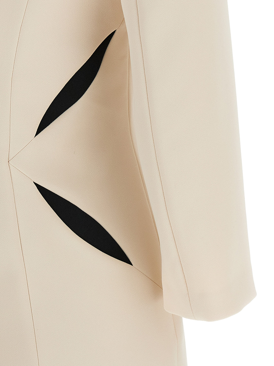 Elisabetta Franchi Cut-Out Dress Abiti - Bianco/Nero | 6da21cd7a90400c1bea21a61efec945843b87338