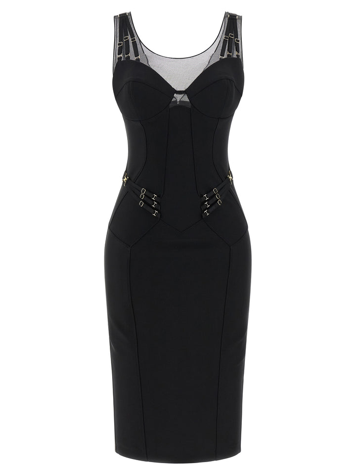 Elisabetta Franchi Corset Dress Abiti - Nero | f368a99307534283bfdb6de231acaaa36b3b5310