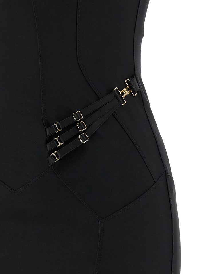 Elisabetta Franchi Corset Dress Abiti - Nero | 5fec3738de31a744623bd0efce8fbd0fb59d1036