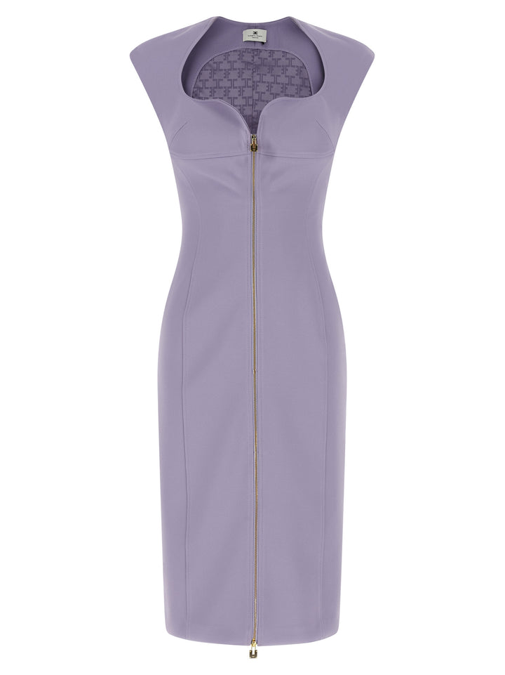 Elisabetta Franchi Heart-Shaped Neckline Dress Abiti - Viola | 6f5dcbc974c949a50fe692e5bf908d2abe977061