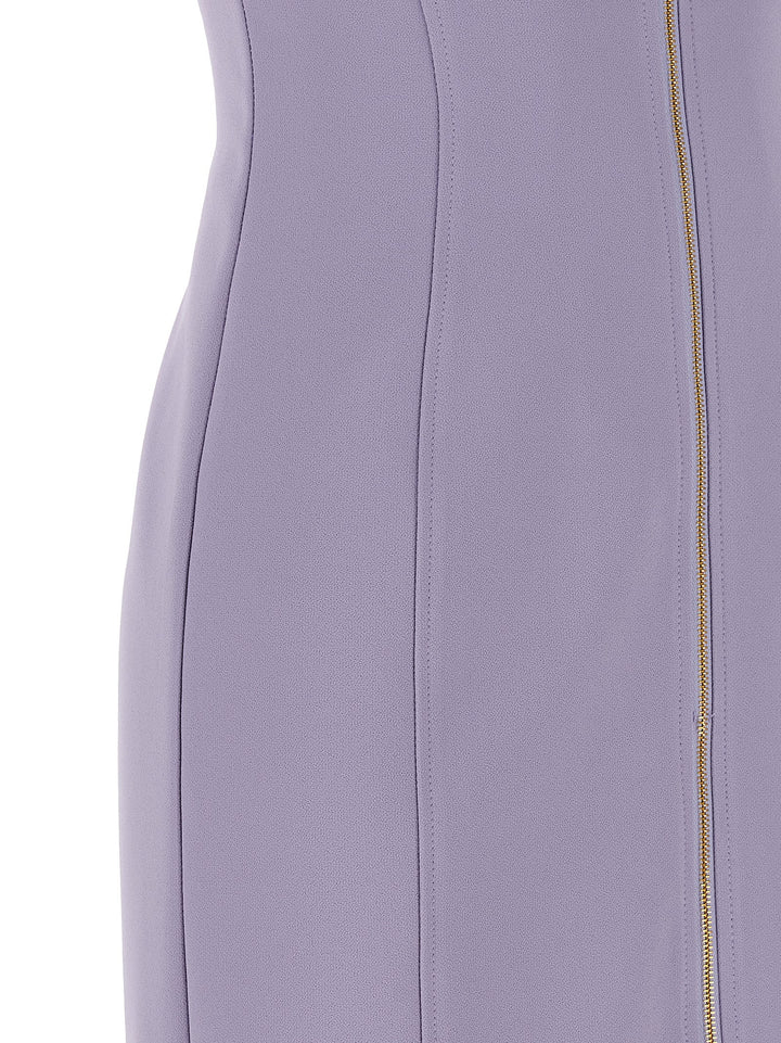 Elisabetta Franchi Heart-Shaped Neckline Dress Abiti - Viola | 2711592bcff4185d6f3c2a4328b6bba1c3d81b3b