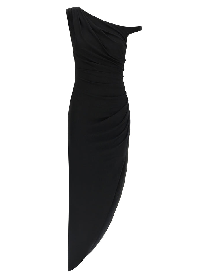 Elisabetta Franchi Jewel Shoulder Dress Abiti - Nero | 9ad34f5252252cfc352d249a6d53f30c185f88f5
