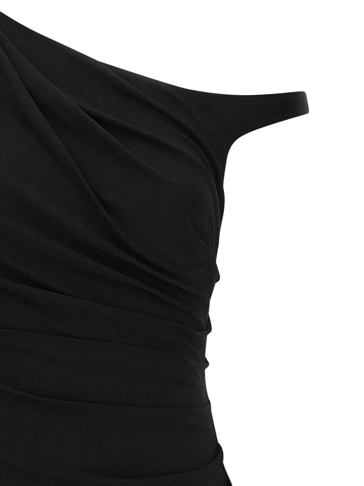 Elisabetta Franchi Jewel Shoulder Dress Abiti - Nero | 84823504a58d7bbf8fb044d1a8136f90e48b0d5a