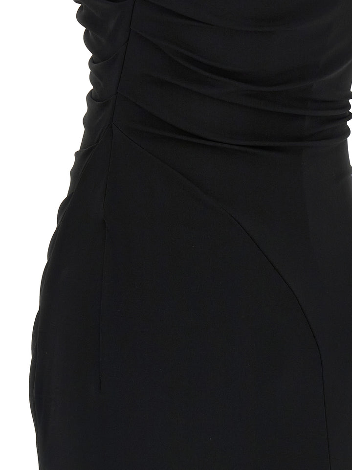 Elisabetta Franchi Jewel Shoulder Dress Abiti - Nero | a532f9b724145a4401e63aacda8296c677071ff7