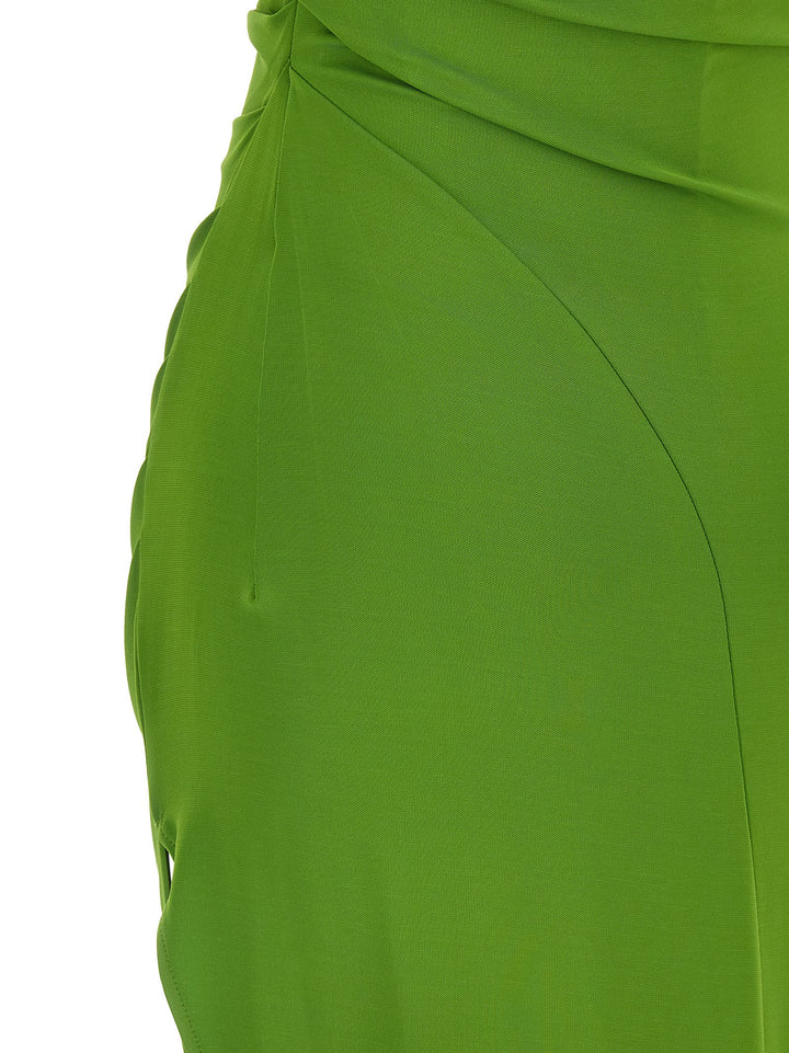 Elisabetta Franchi Jewel Shoulder Dress Abiti - Verde | 77df519ac50eb45d332829de8758cee8c3b6ffca