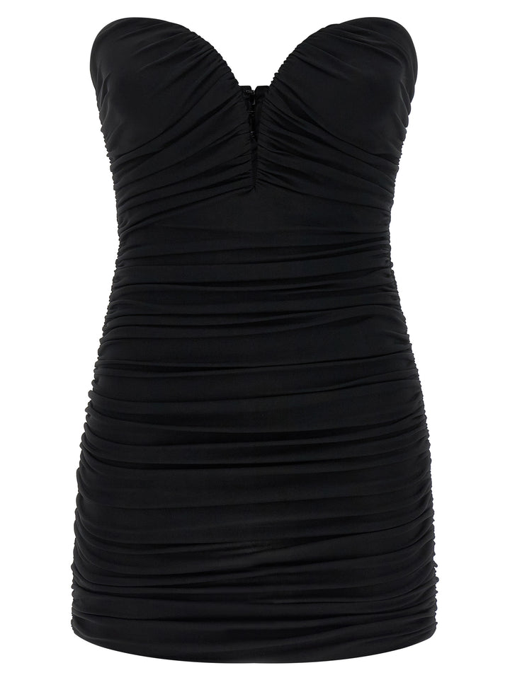 Elisabetta Franchi Heart-Shaped Neckline Dress Abiti - Nero | 63c006839bdb505fa991fcb256404ee676731e59