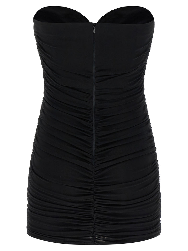 Elisabetta Franchi Heart-Shaped Neckline Dress Abiti - Nero | 72c0bb2bf6a0dd2ecc8e548055379555a0378650