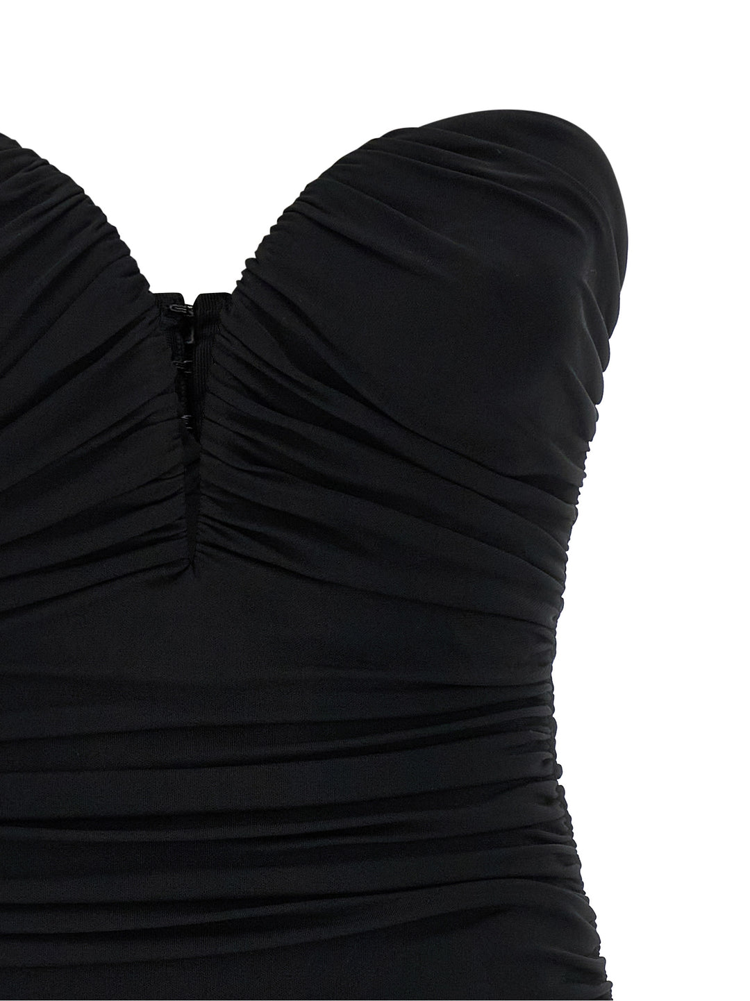 Elisabetta Franchi Heart-Shaped Neckline Dress Abiti - Nero | 354aae47262756e3e782eb55c313de229af87246