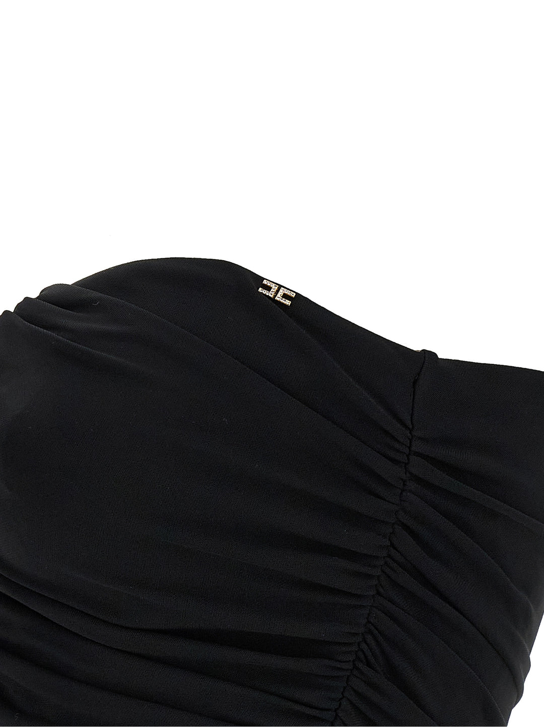 Elisabetta Franchi Heart-Shaped Neckline Dress Abiti - Nero | 078f8da2fde4306443b475eabbd3ece15e5ec349