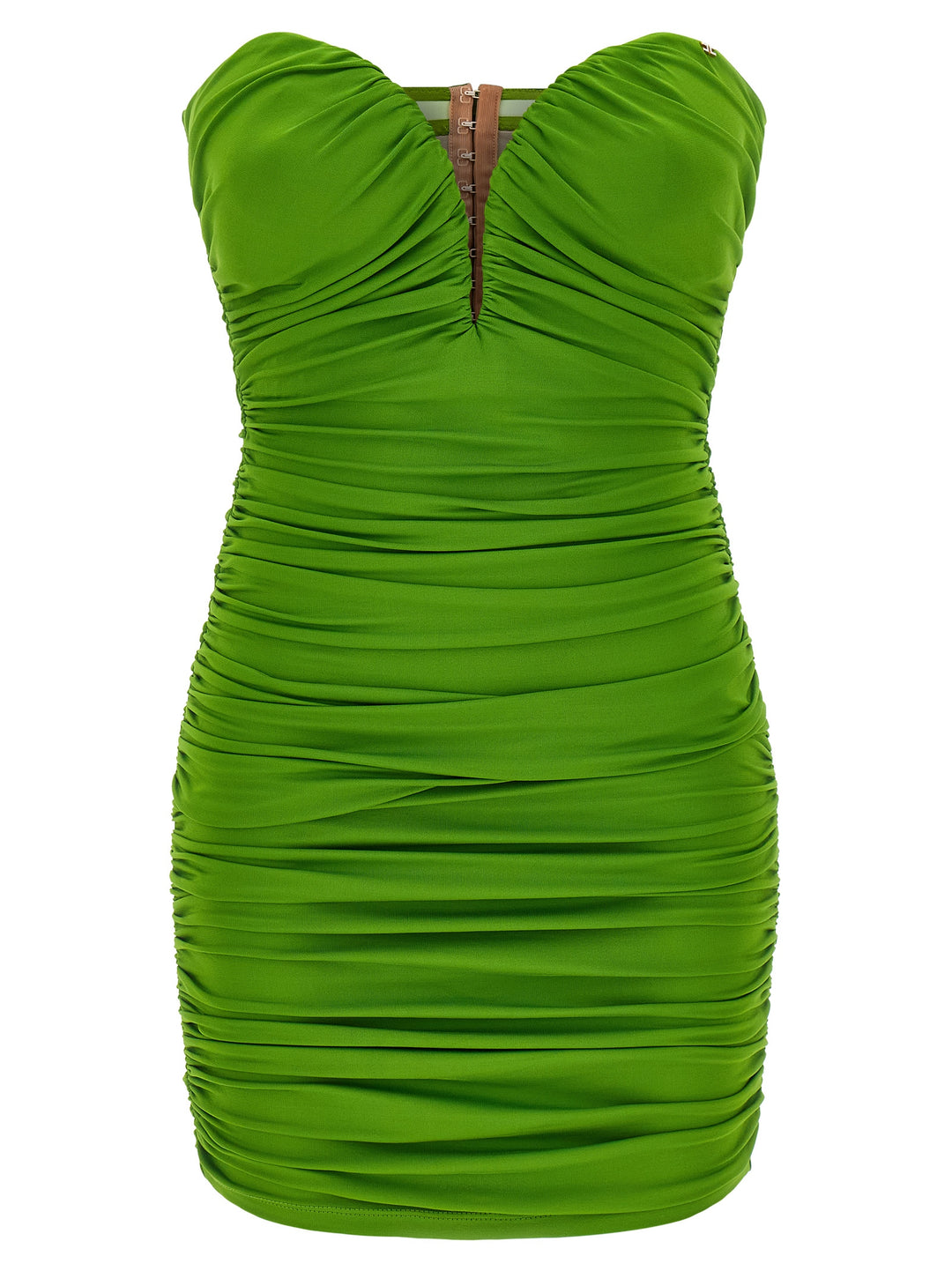 Elisabetta Franchi Heart-Shaped Neckline Dress Abiti - Verde | 5997cc616668d90e77d9b167032d099ea928282c