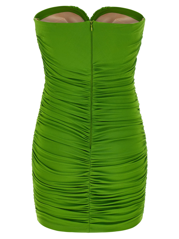 Elisabetta Franchi Heart-Shaped Neckline Dress Abiti - Verde | d2793080f0f6a647c461d34c04abe950f688eac6