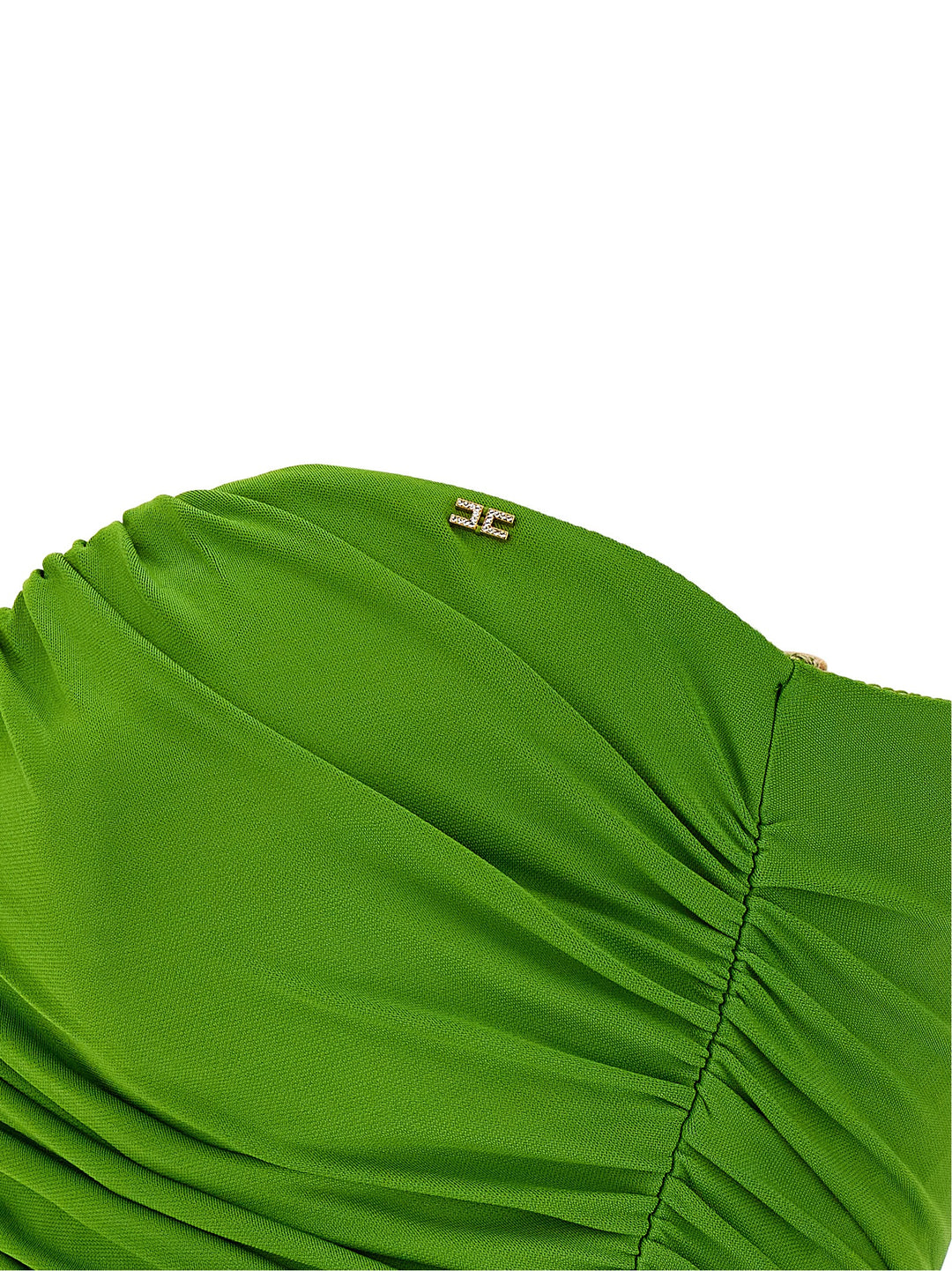 Elisabetta Franchi Heart-Shaped Neckline Dress Abiti - Verde | 2a7f26b9a65da1a581dd40855ace9aae0711678d