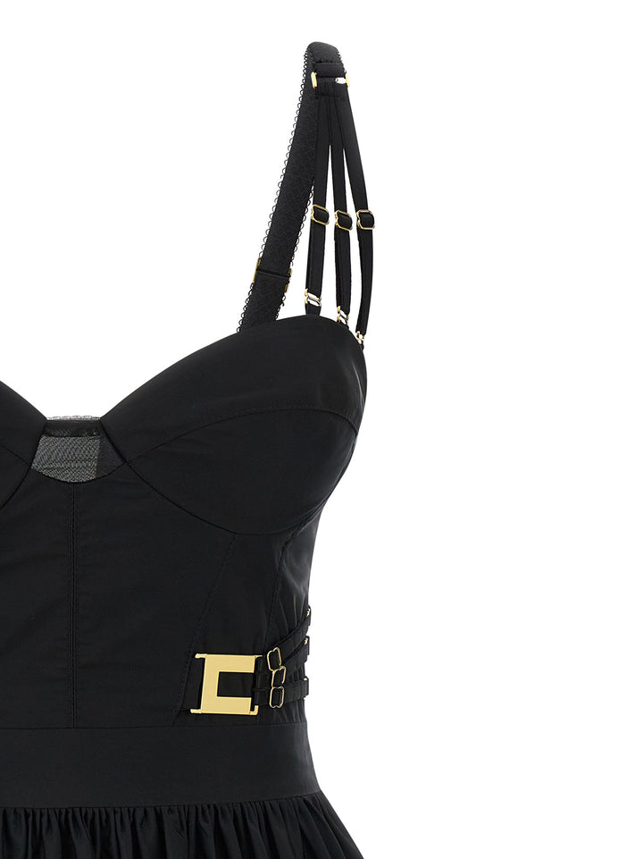 Elisabetta Franchi Corset Dress Abiti - Nero | 129d4adf34412fcfdc2dad12ea64f18e3719954c