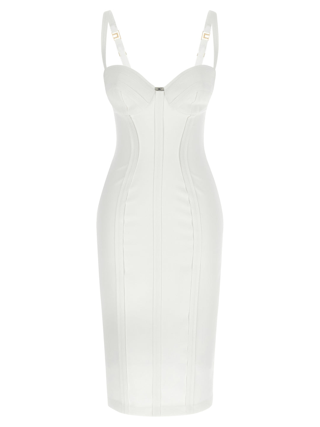 Elisabetta Franchi Corset Dress Abiti - Bianco | fb542f860601b5def0d7a70efffd798f40b5a808