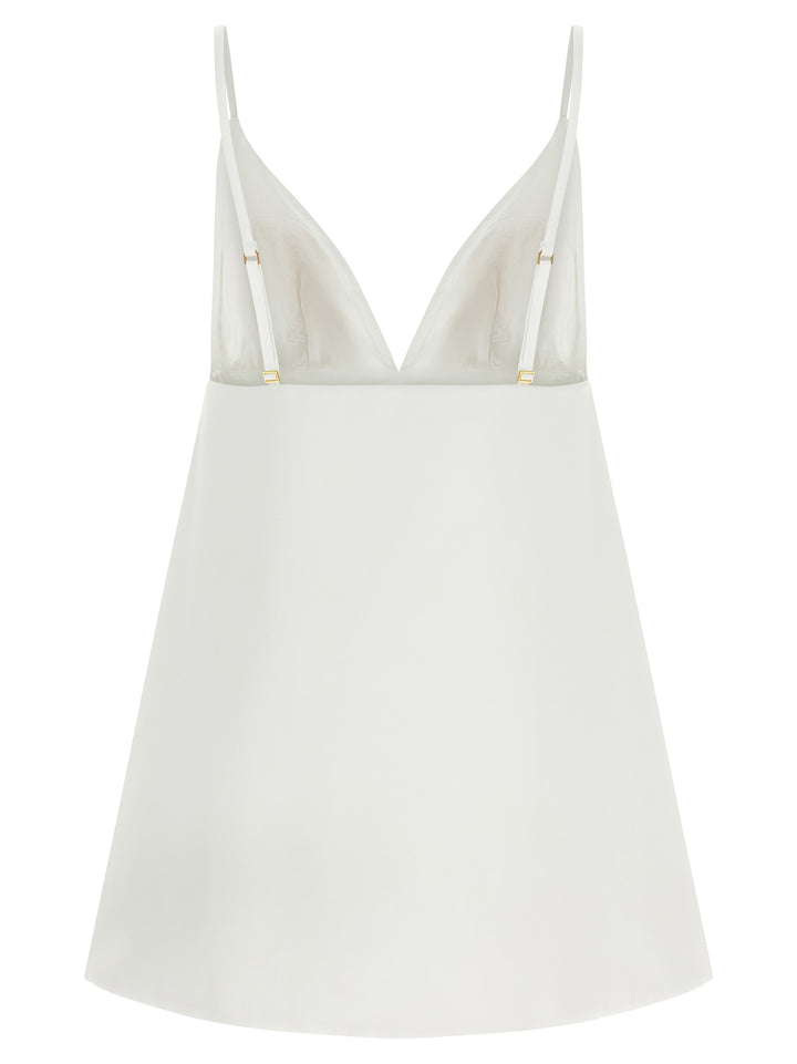 Elisabetta Franchi Duchesse Dress Abiti - Bianco | 04661cb5631ab550c57f4124addcb78edc6d5944