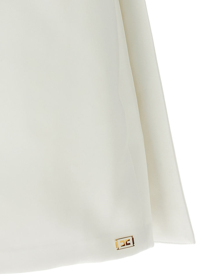 Elisabetta Franchi Duchesse Dress Abiti - Bianco | 8a01040a09435d45ad0f0ab002936b303ff8b73f