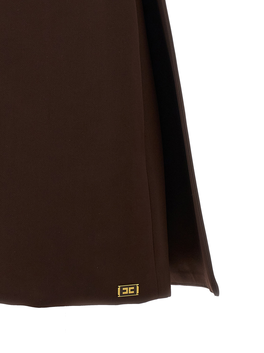 Elisabetta Franchi Duchesse Dress Abiti - Marrone | c675cf0a5e133c764baee6037a9c29a2f0549249