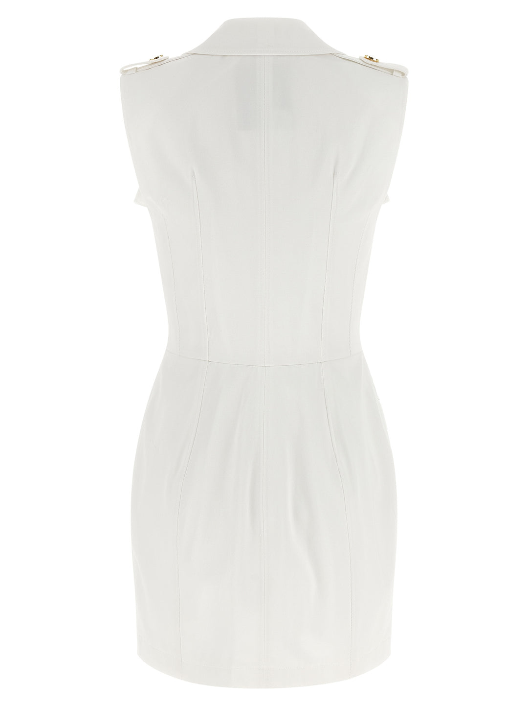Elisabetta Franchi Double-Breasted Dress Abiti - Bianco | 9e2a8df92f604ae1b038be3a5e3c2a9059bcba8a