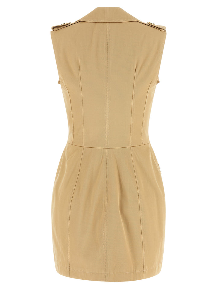 Elisabetta Franchi Double-Breasted Dress Abiti - Beige | 5b142860eb3744281896972b7f3ff89024289709