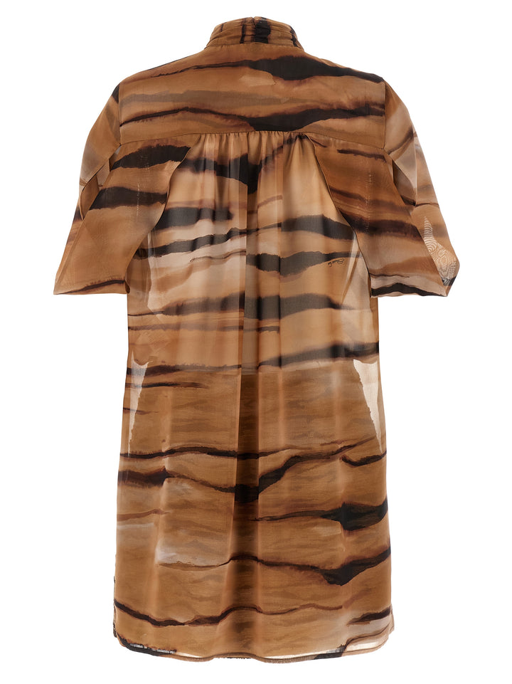 Elisabetta Franchi Animal Dress Abiti - Marrone | 32860b31f9081de4b734e7198012723d31757acd