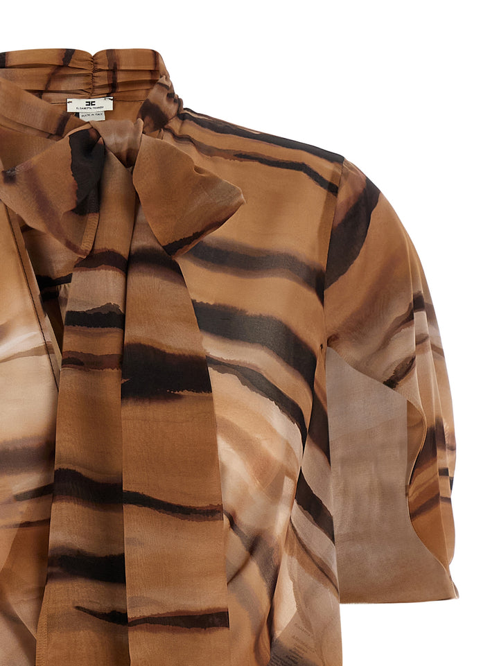 Elisabetta Franchi Animal Dress Abiti - Marrone | 10a7a7a20ee86a375beecd512956208e3327f680