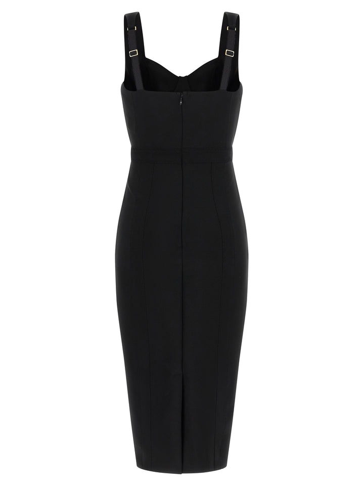 Elisabetta Franchi Scuba Dress Abiti - Nero | 61752364a5fade6b578383ee2f20df20463bef86