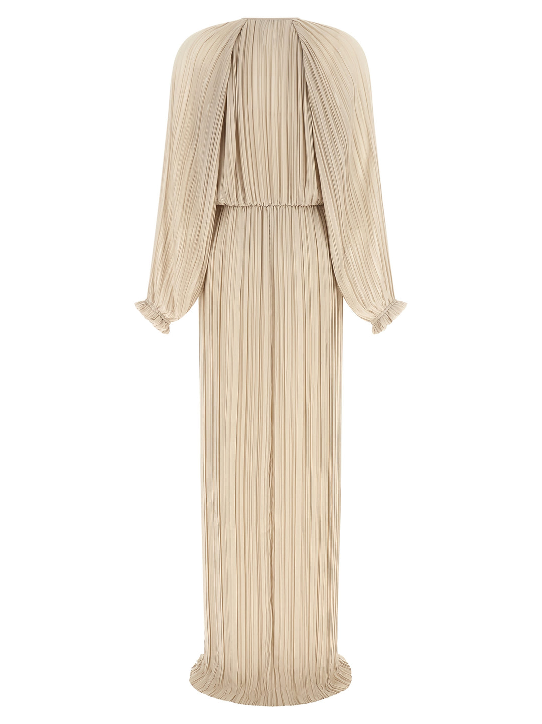Fabiana Filippi Long Pleated Dress Abiti - Beige | bcf5b80535b826af16121f2d4912e7b3cbdeb0c1