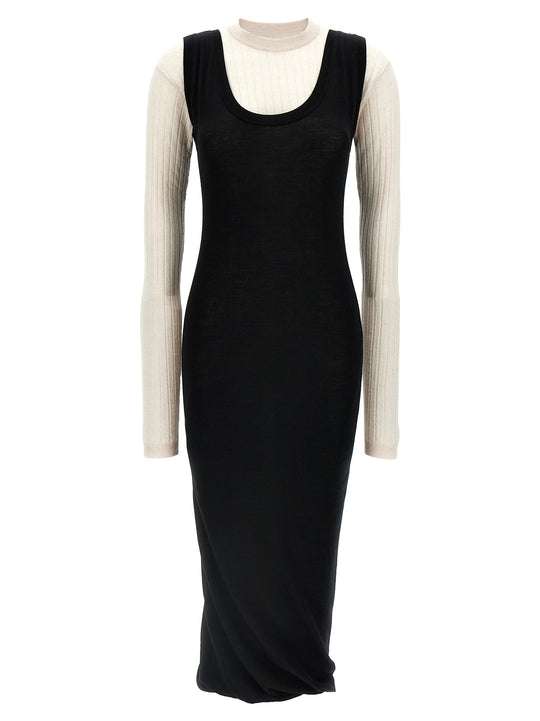 Multi-Layered Dress Abiti Bianco/Nero