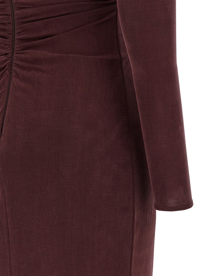 Elisabetta Franchi Red Carpet Abiti - Bordeaux | 13cf6227475637b6fd6eb5bdb712319e29d693a9