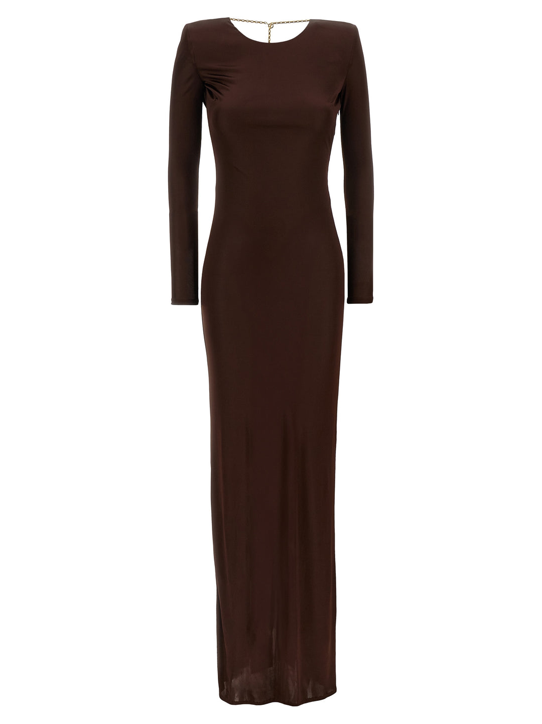 Elisabetta Franchi Chain Dress Abiti - Marrone | 2fea35b2877543fe4e8ea8832278ac48138fcb74