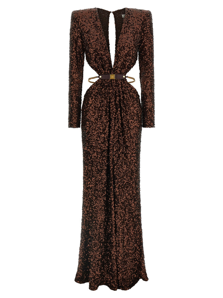 Elisabetta Franchi Red Carpet Abiti - Marrone | a2b3d67f28780c5a46cc97c733faae6fedf1c65b