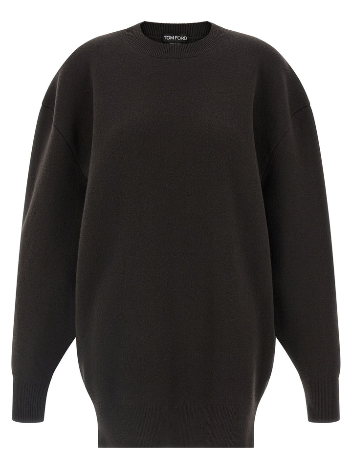 Tom Ford Sculptural Double Face Abiti - Marrone | 191109e1271f30e095081cadfe66c116b6359ddf