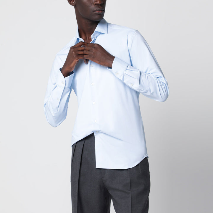Xacus Chemise Coupe Ajustée Active Bleu Clair