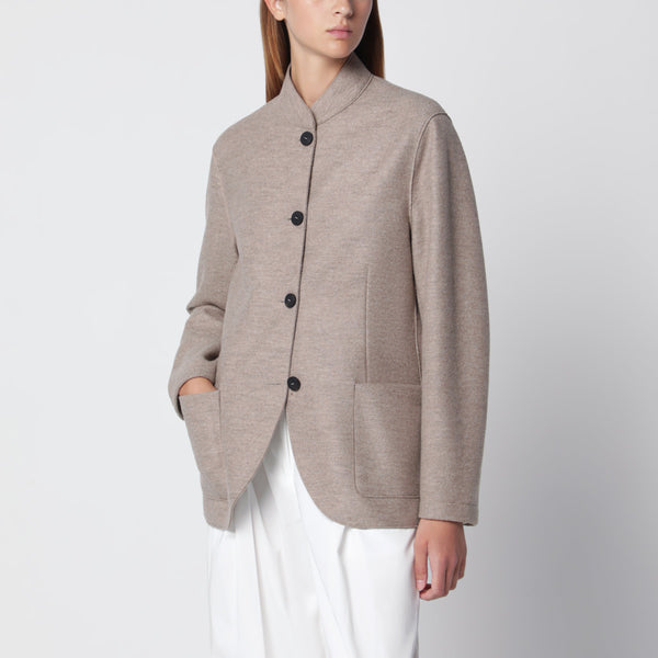 in Lana Melange Beige