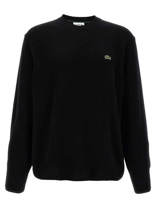 Logo Patch Sweater Maglioni Nero