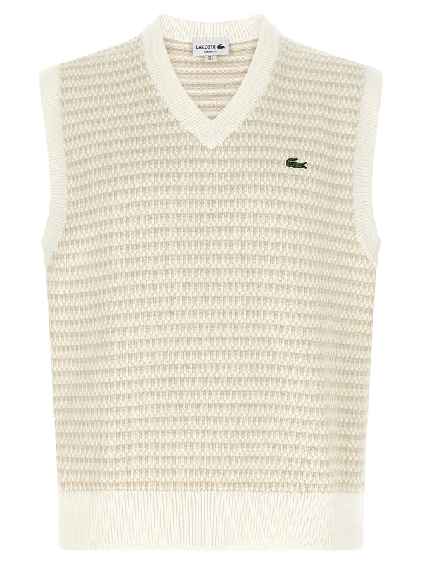 Strickweste Beige