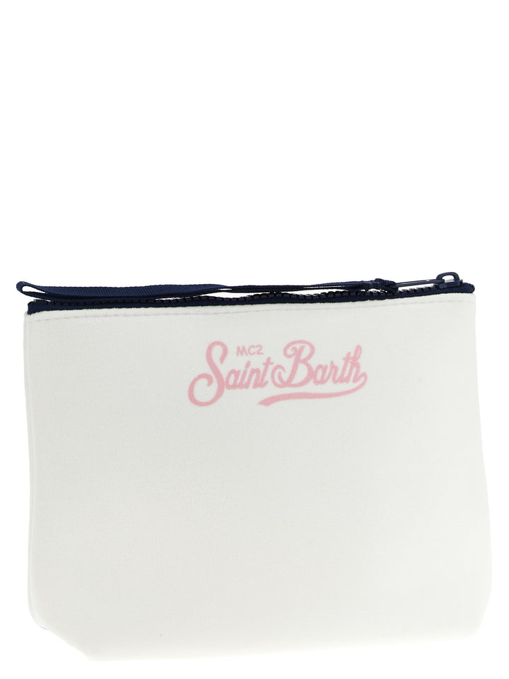 Mc2 Saint Barth Aline Clutch - Bianco | 9596e331a5cbcdf371c7139f2cbea729f5dcb126